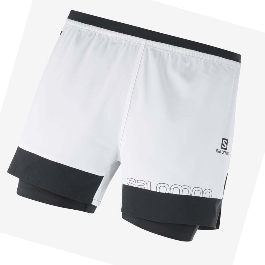 Bermudas Salomon CROSS 2IN1 Hombre Blancos | MX 3161FDN